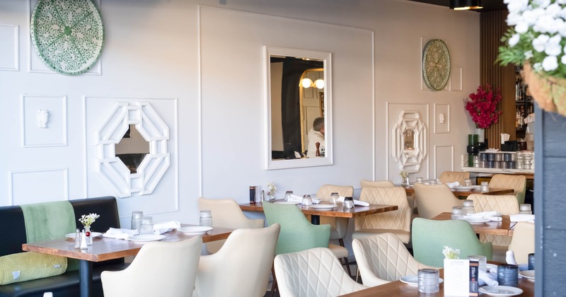 Interior, dining area