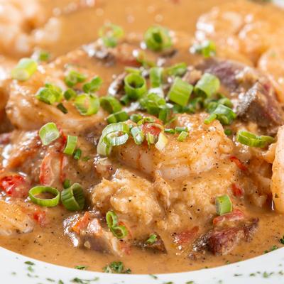 Shrimp and grits.