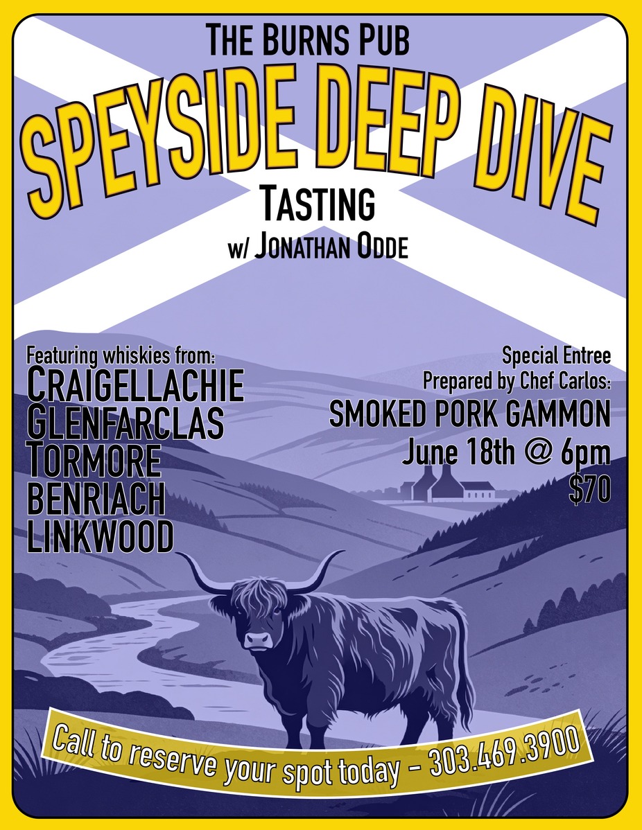 The Burns Pub SPEYSIDE DEEP DIVE event photo