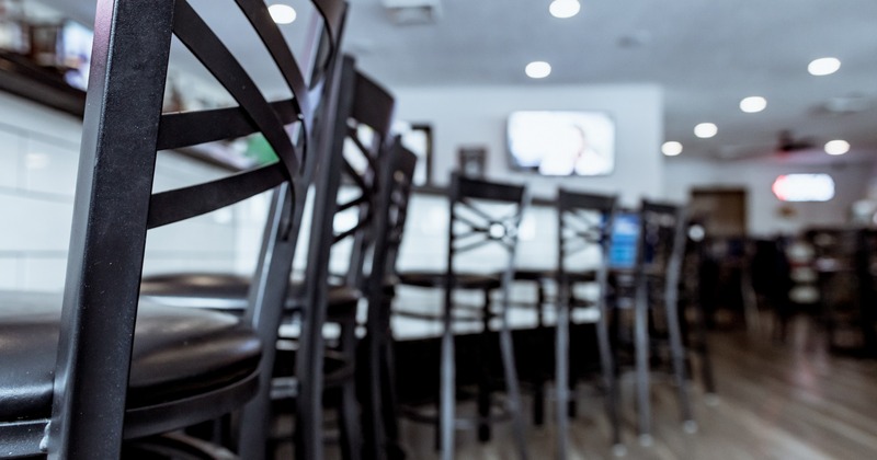 Detail of wooden chairs