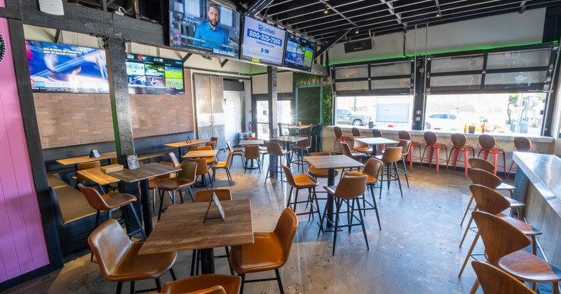 Tables ready for guests