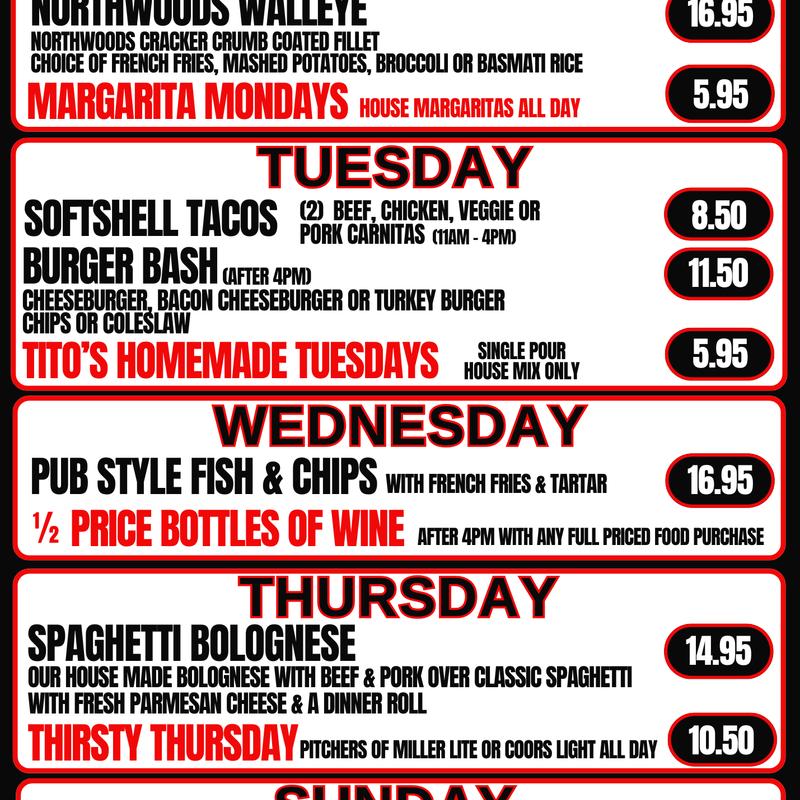 DAILY SPECIALS photo