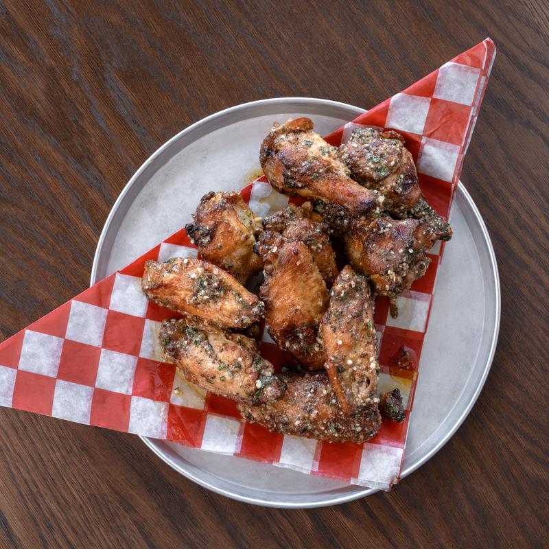 Garlic Romano Oven Baked Wings photo