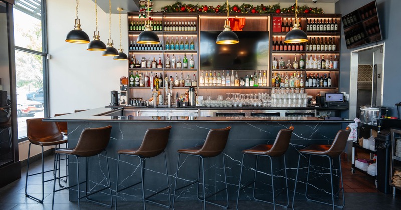 Interior, bar area