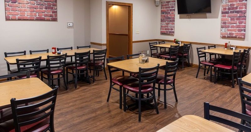 Tables ready for guests