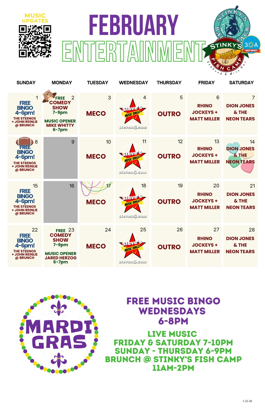 February Entertainment event photo