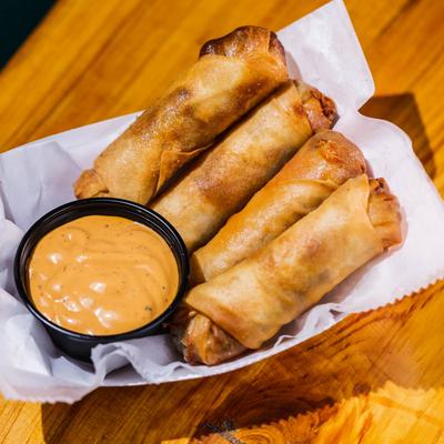 Taquitos, with chipotle mayo.