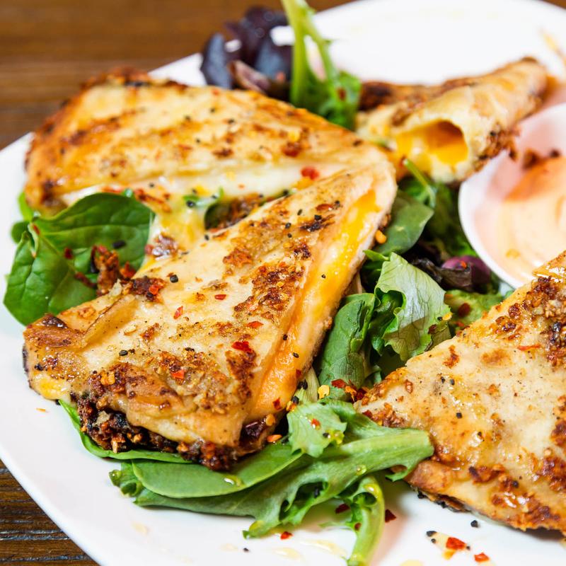 Garlic Naan Grilled Cheese photo