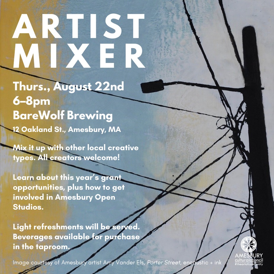 Amesbury Cultural Council Artist Mixer event photo