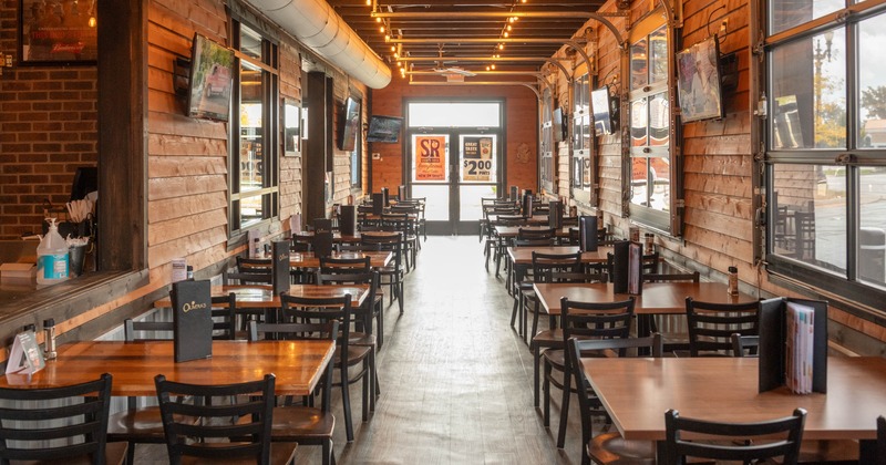 Interior seating area