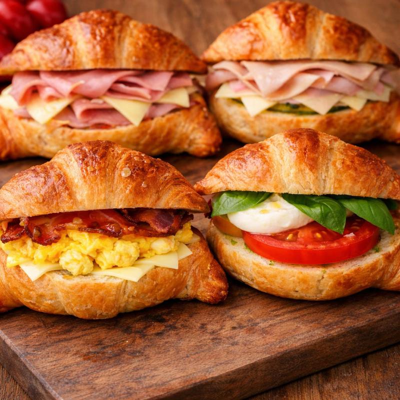 Housemade Mini Croissant Sandwiches photo