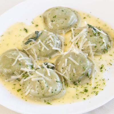 Spinach Ravioli.