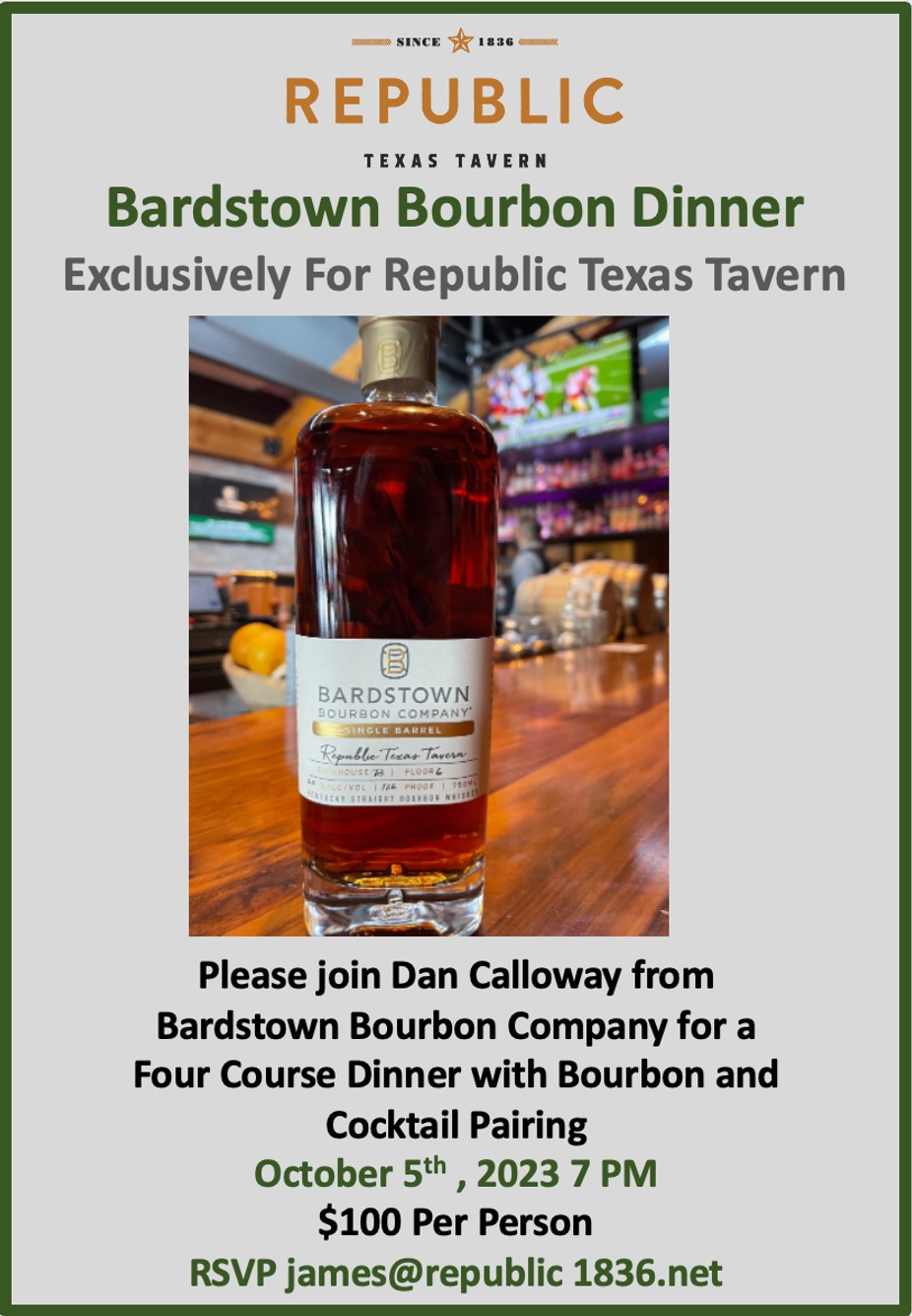 Bardstown Bourbon Dinner event photo