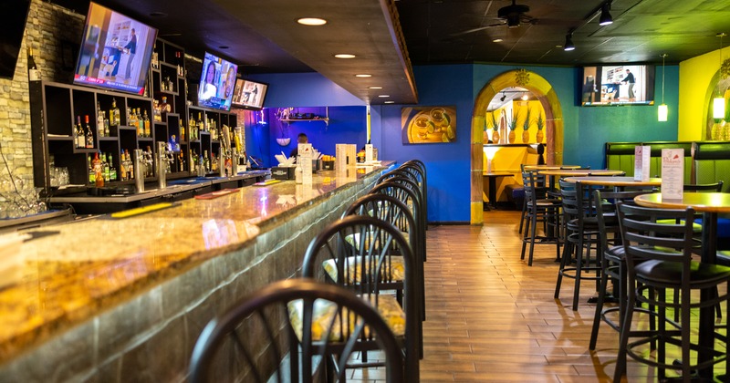 Interior, bar, stools