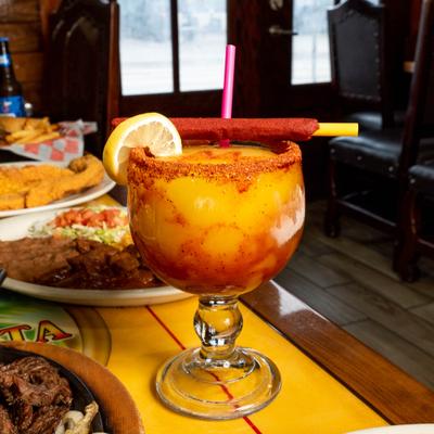Mangonada cocktail drink.