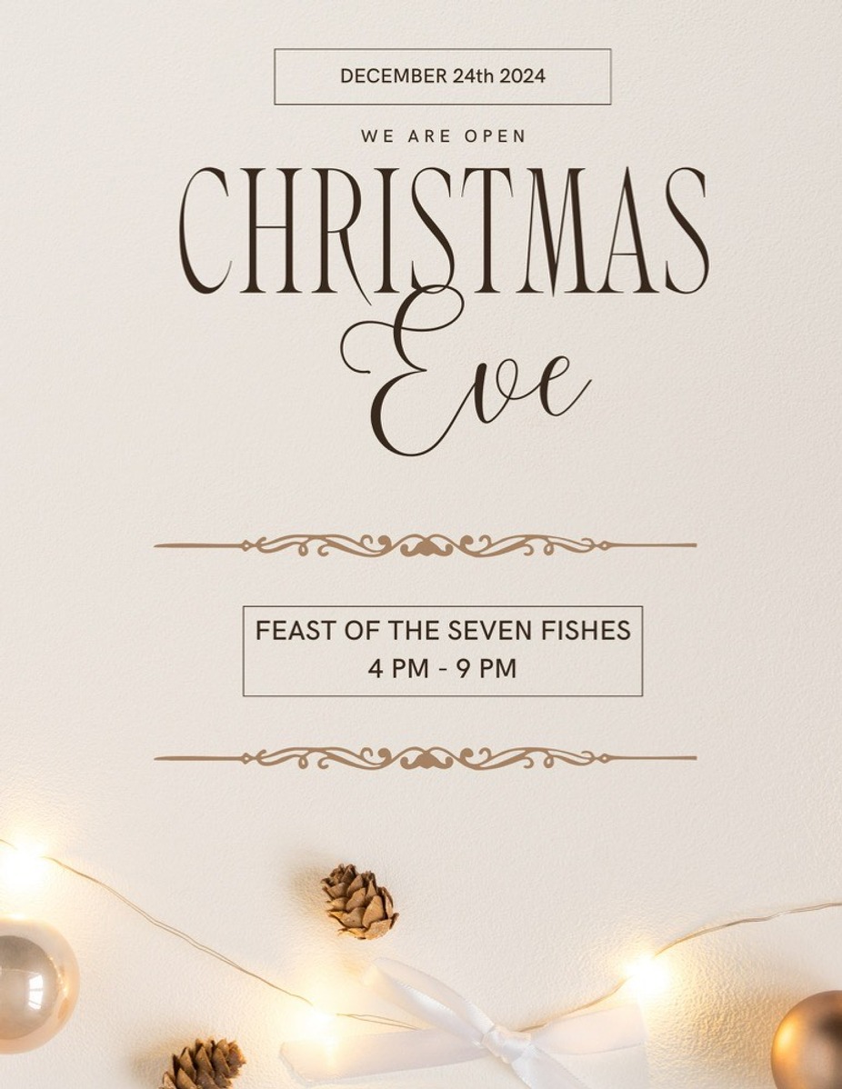 You're Invited to our Second Annual Christmas Eve: Feast of the Seven Fishes event photo