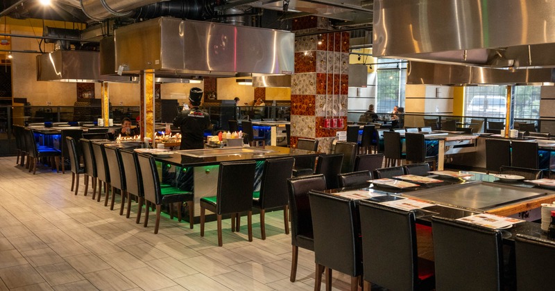 Interior, dining area