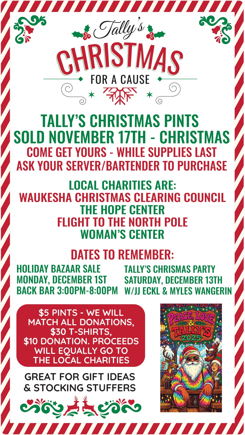 TALLY'S CHRISTMAS FOR A CAUSE event photo