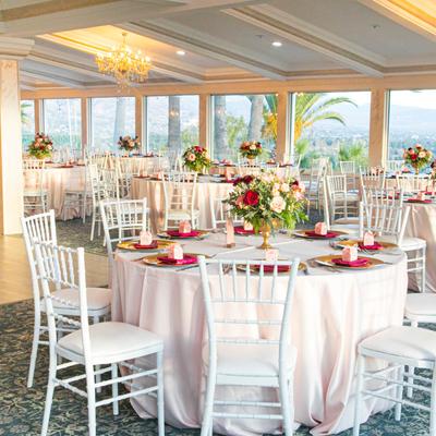 The Hilltop dining tables.