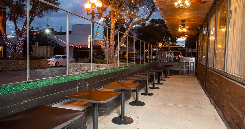 Exterior seating area