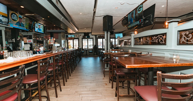 Interior seating area