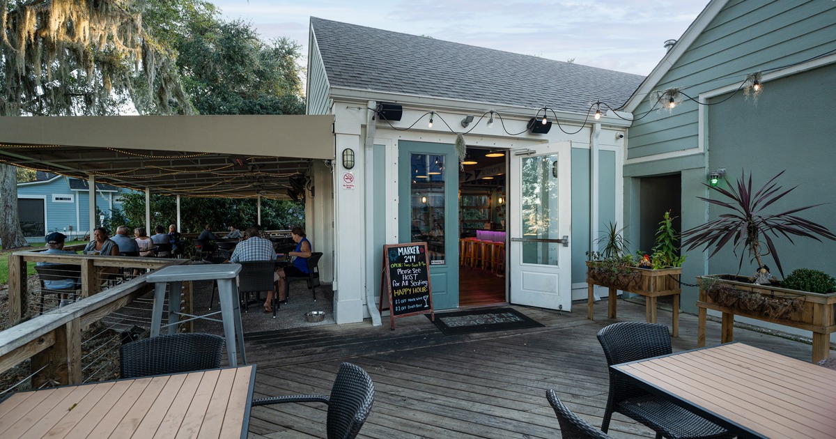 Outdoor seating area