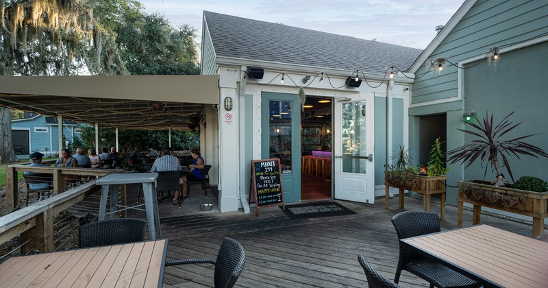 Outdoor seating area