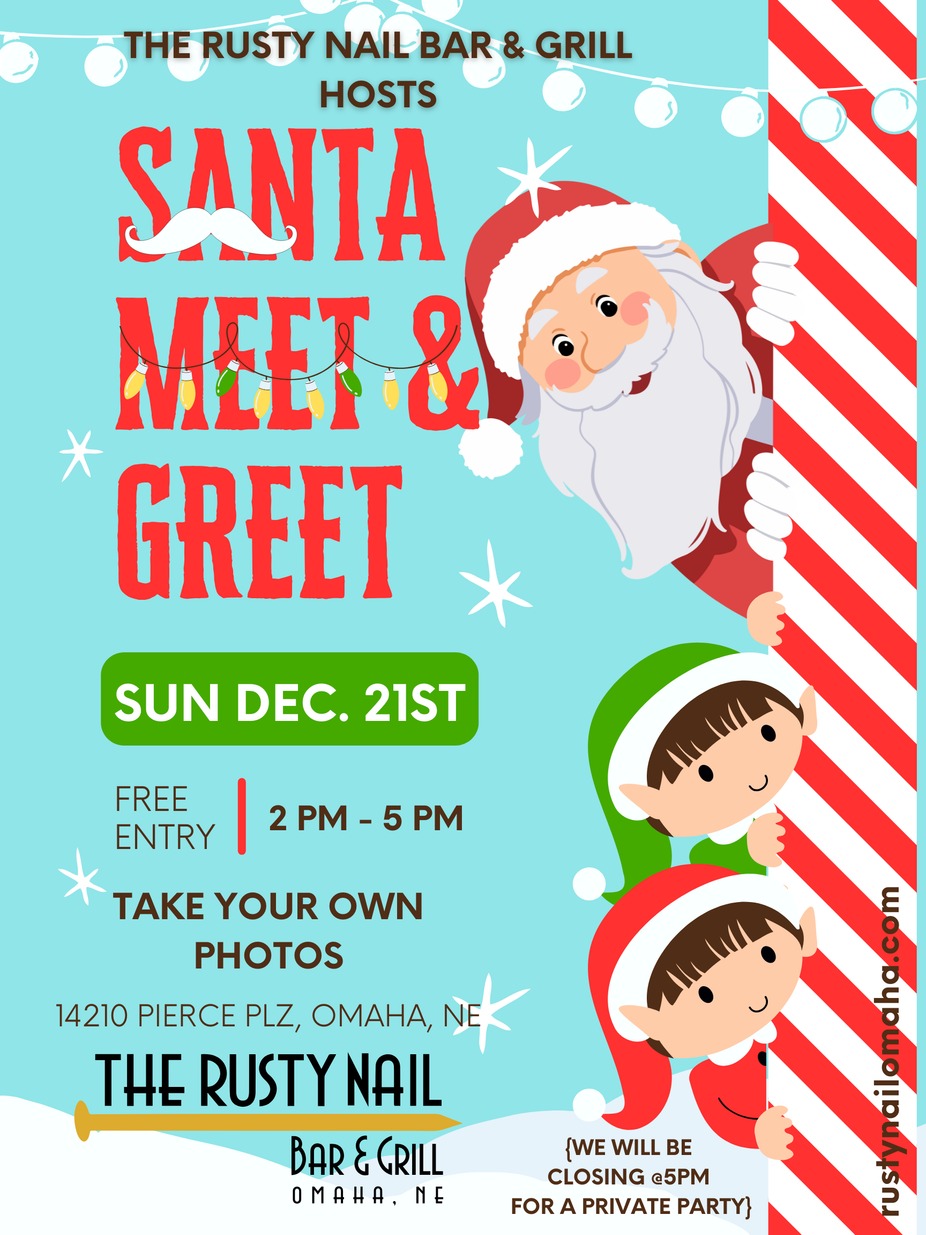 Santa Meet & Greet - Sun Dec 21st - 2-5pm! event photo