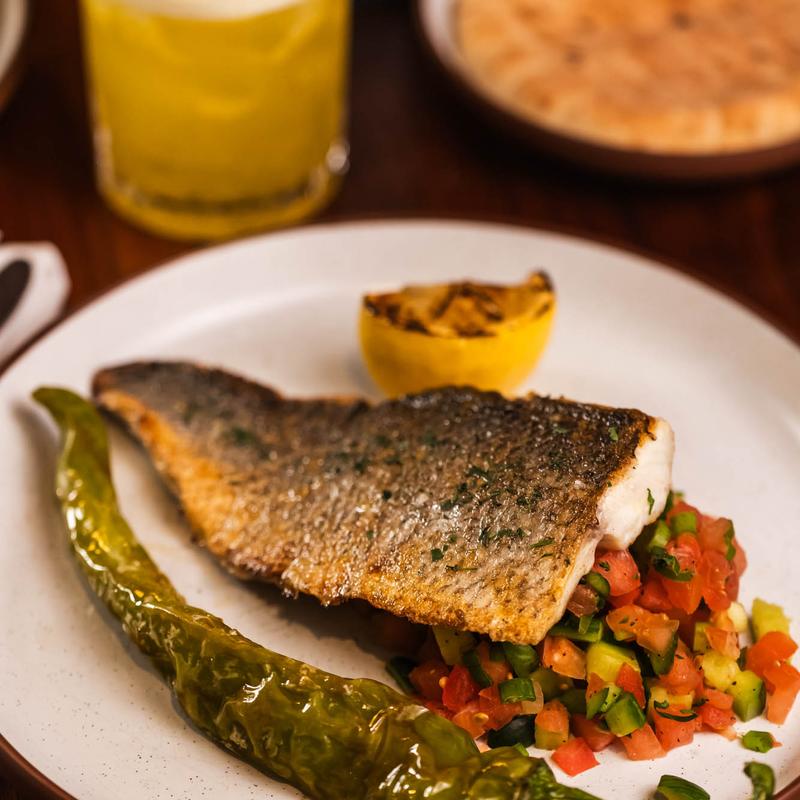 Grilled Bronzino photo