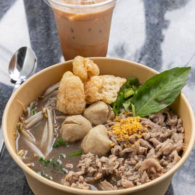 Pork noodle soup.