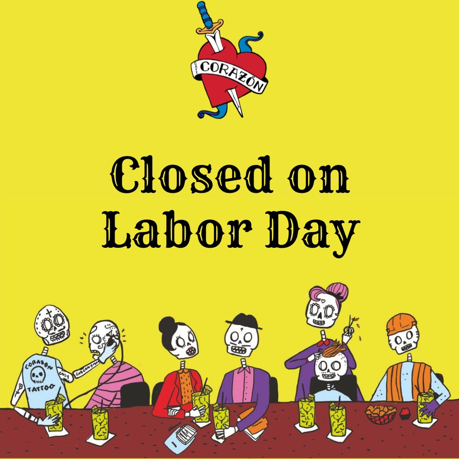 Closed for Labor Day event photo