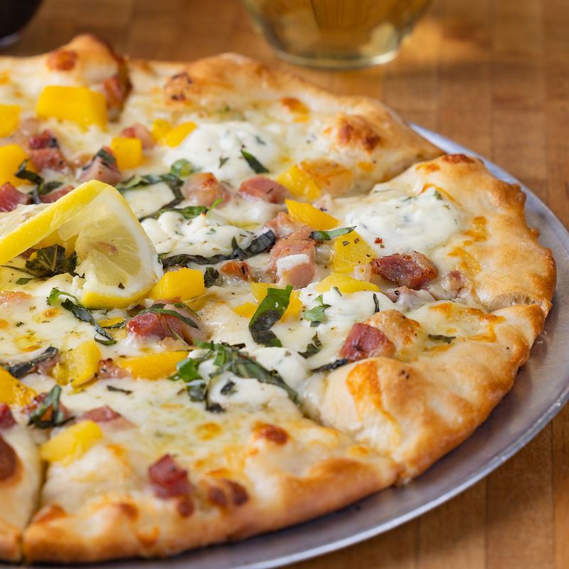 Roasted Peach & Caramelized Pancetta photo