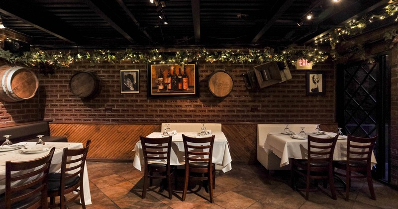 Intimate dining space