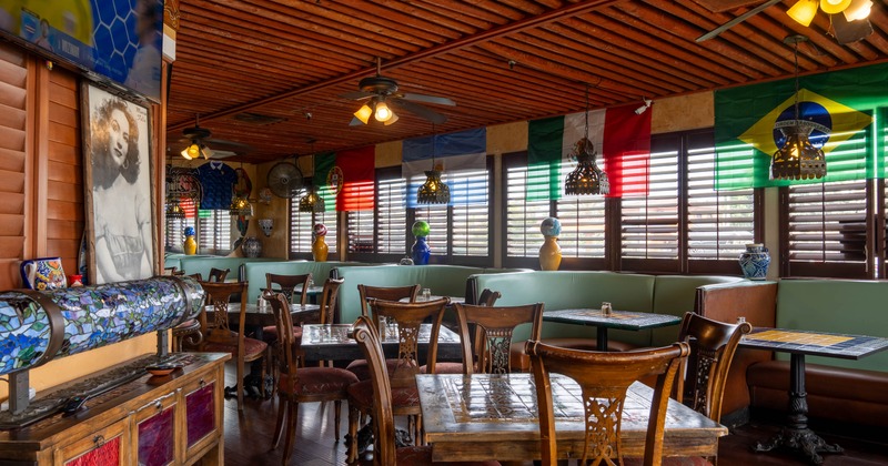 Interior, seating area