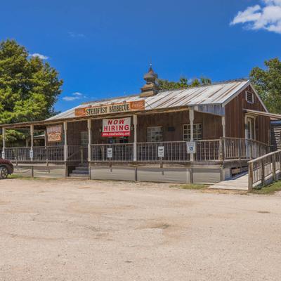 Steadfast Barbecue restaurant exterior.