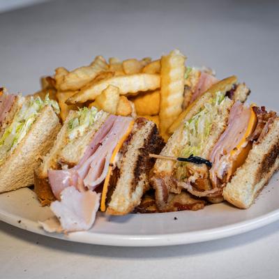 Classic club sandwiches.