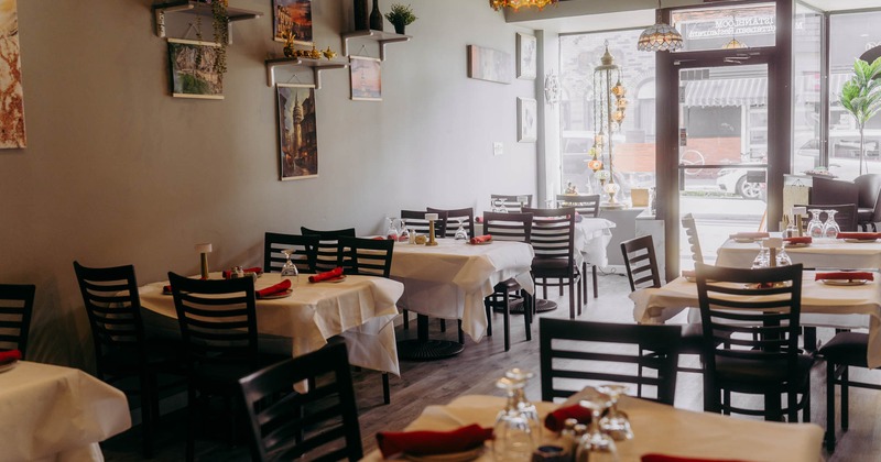 Interior, dining area