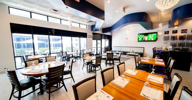 Interior, dining area