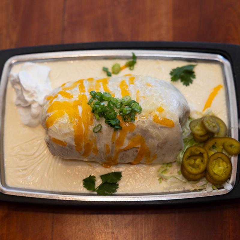 menu item 4 of 11, Drunken Wet Burrito (V)