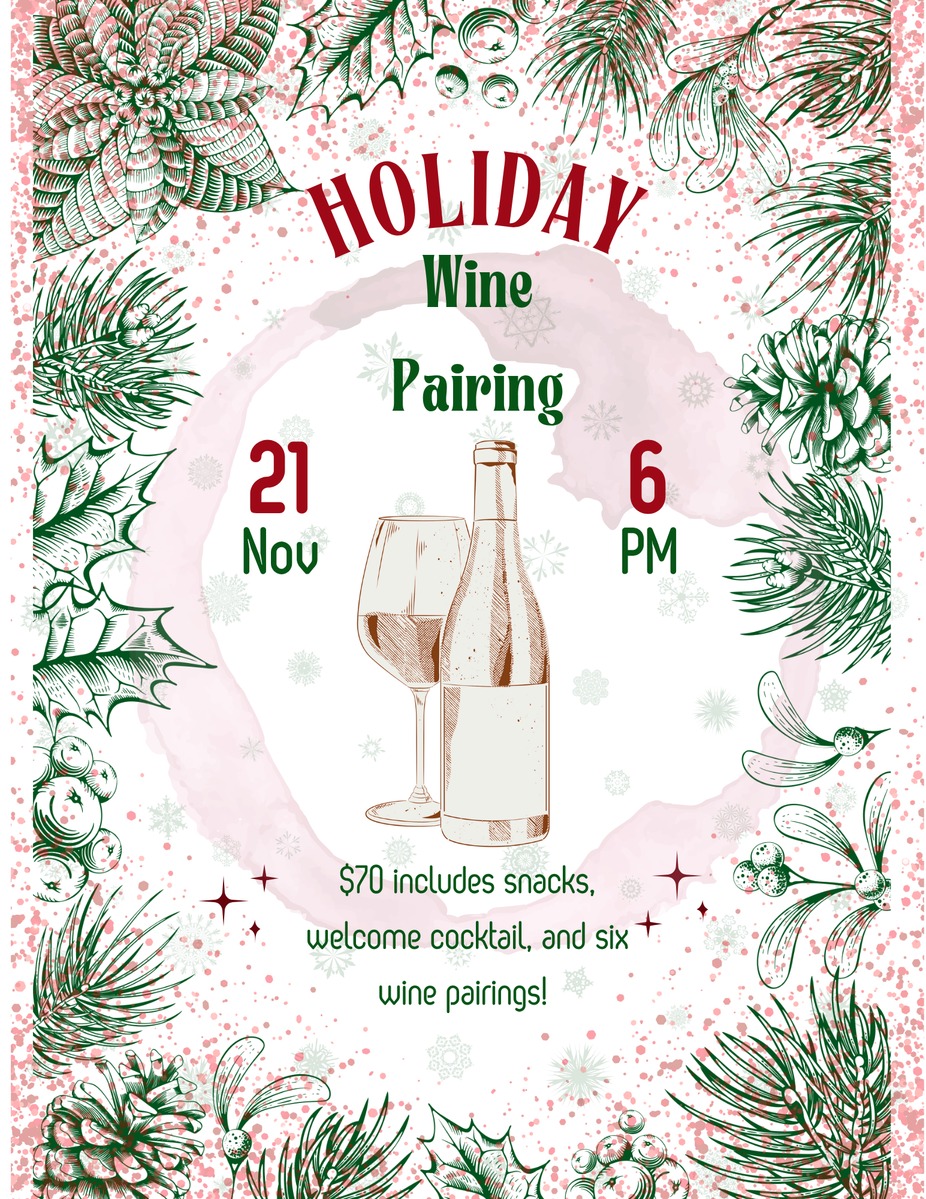 Holiday Wine Class event photo