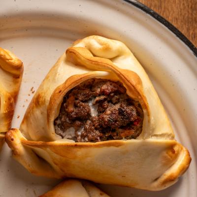 Fatayer meat pies.