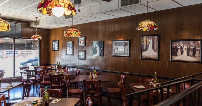 Interior, dining area