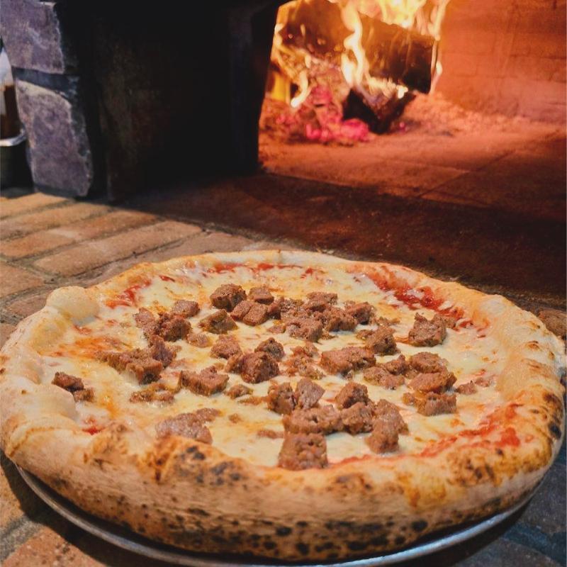 menu item 75 of 95, One-Topping Cheese Pizza