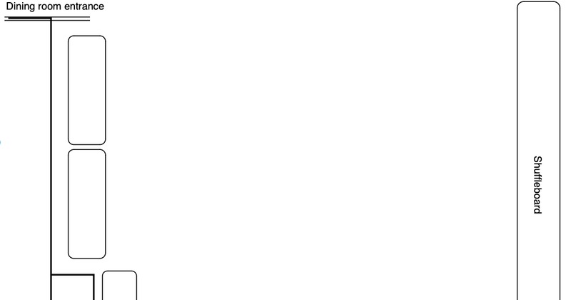 Dining room floor plan