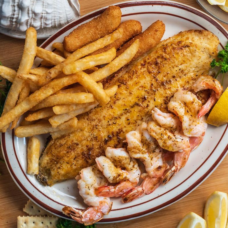 Flounder & Jumbo Shrimp photo