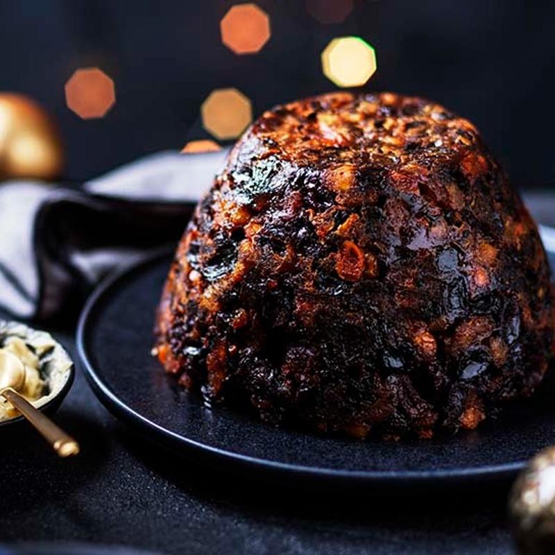 Christmas pudding photo