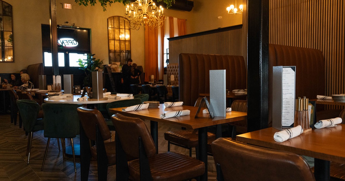Interior, main dining area