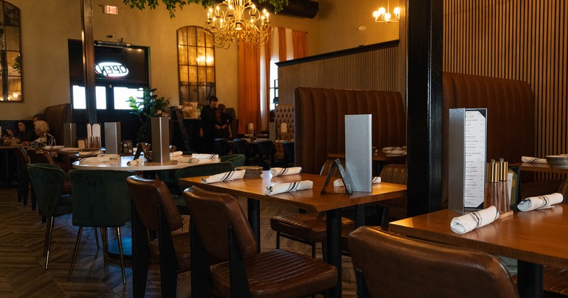 Interior, main dining area