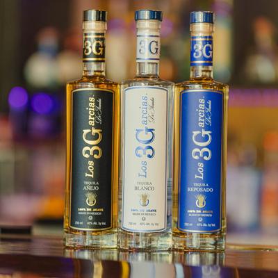 Three bottles of tequila.