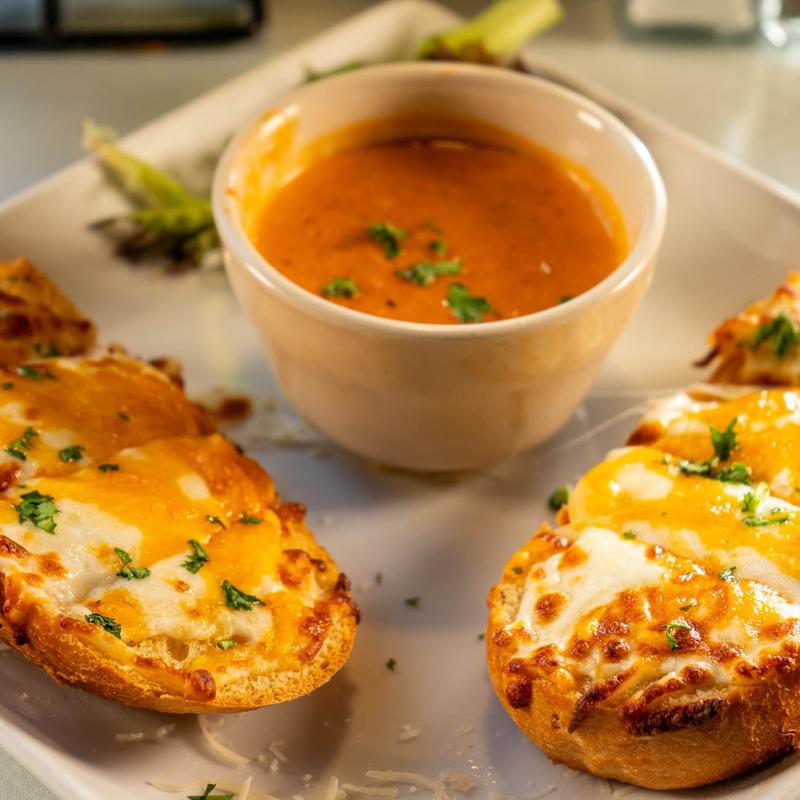 Cheesy Bread & Soup photo